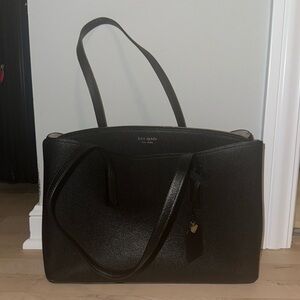 Kate Spade Large Black Tote Bag w/ Laptop Sleep